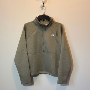 The North Face Sage Green Half-Zip Pullover